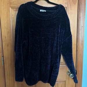Dark blue long sweater